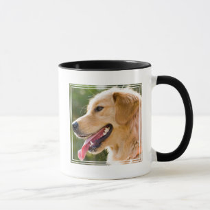 Mug Profil d'extraction d'or avec une langue sortie