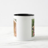 Mug Profil d'extraction d'or avec une langue sortie (Centre)