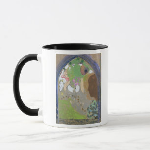 Mug Profil d'une femme à une fenêtre, c.1912