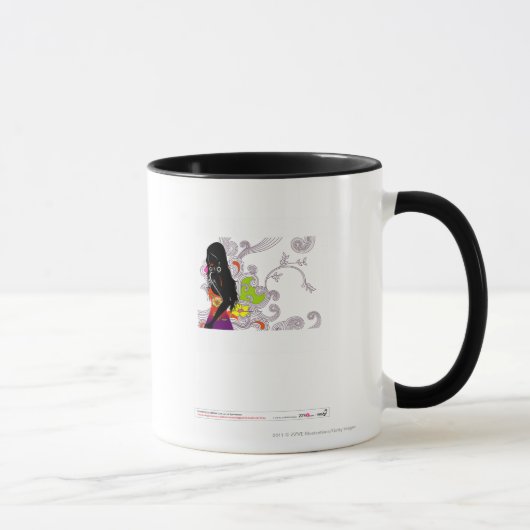 Mug Profil latéral d'une pose de femme (Droite)