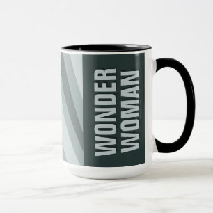 Mug Profil rétro de Wonder Woman Sunburst