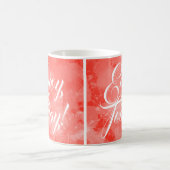 Mug Profitez aujourd'hui d'une douce aquarelle orange  (Centre)