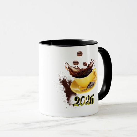 Mug Profitez de boire un café authentique (Devant droit)