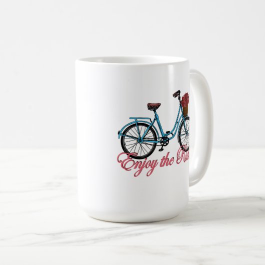 Mug Profitez De La Promenade Bicyclette (Devant droit)