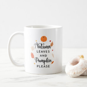 Mug Profitez de la saison avec les feuilles d'automne