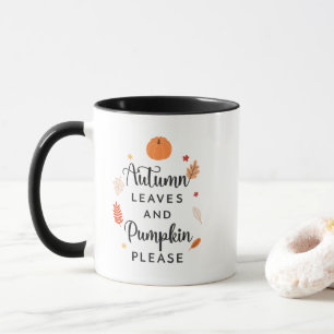 Mug Profitez de la saison avec les feuilles d'automne