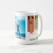 Mug PROFITEZ DE NEWYORK, bâtiments, | Voyage | Photo (Devant droit)