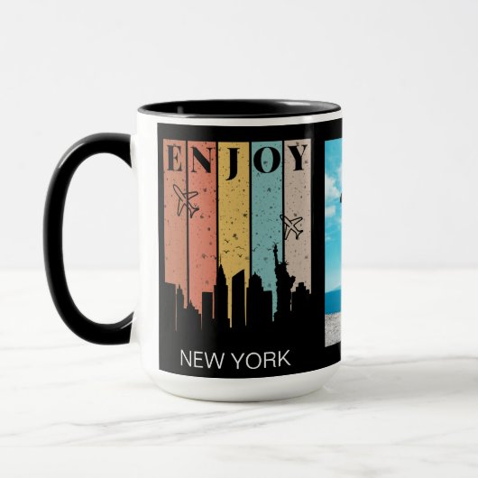 Mug PROFITEZ DE NEWYORK, bâtiments, | Voyage | Photo (Gauche)