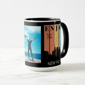 Mug PROFITEZ DE NEWYORK, bâtiments, | Voyage | Photo (Devant droit)