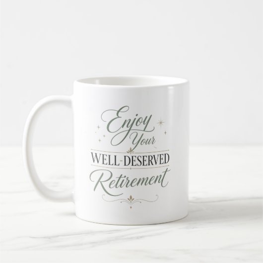 Mug Profitez de Vos Retraites Méritées (Gauche)