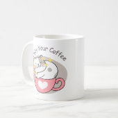 Mug Profitez de votre café (Devant gauche)