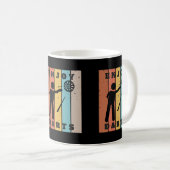 Mug Profitez des fléchettes Jetant le taureau (Devant droit)