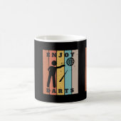 Mug Profitez des fléchettes Jetant le taureau (Centre)