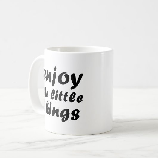 Mug Profitez des petites choses (Devant gauche)