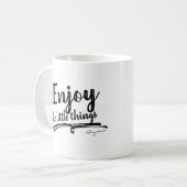 Mug PROFITEZ DES PETITES CHOSES Inspirationnelles Pers (Devant gauche)