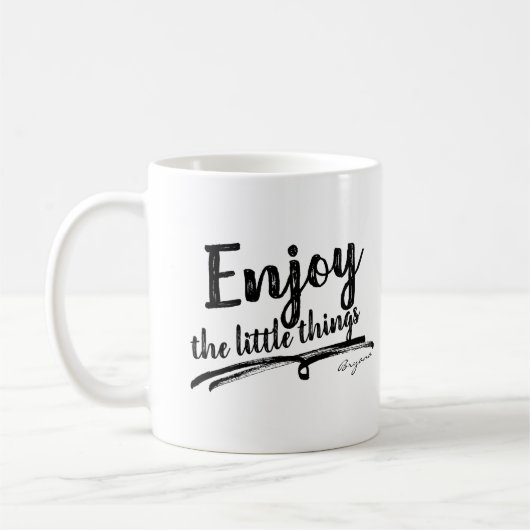 Mug PROFITEZ DES PETITES CHOSES Inspirationnelles Pers (Gauche)