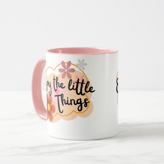 Mug Profitez des petites choses - Vibes positives (Devant gauche)