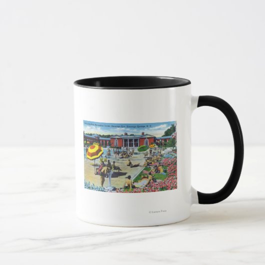 Mug Profitez du centre de loisirs Spa Saratoga (Droite)