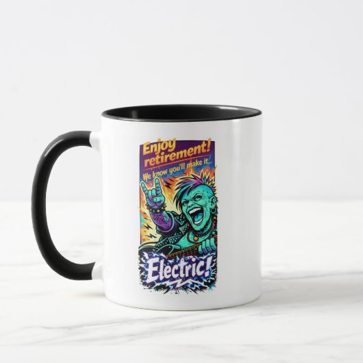 Mug Profitez d'une retraite électrique ! (Gauche)