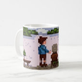 Mug Profitez d'une vue avec chaque brasse. (Devant gauche)