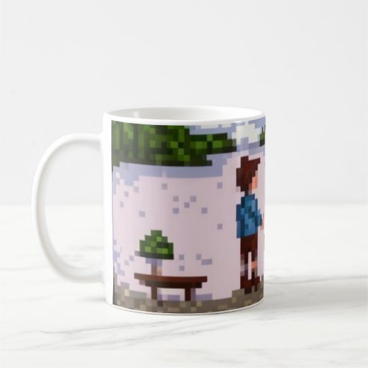 Mug Profitez d'une vue avec chaque brasse. (Gauche)