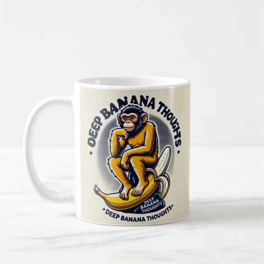 Mug profonde pensée banane (Gauche)