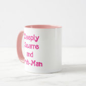 Mug Profondément bizarre et anti-homme (Devant gauche)