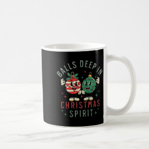 Mug Profondément dans la citation drôle de Noël Srit C
