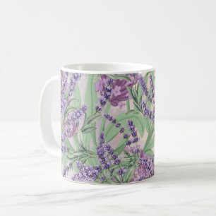 Mug Profusion de Lavande Poussiéreuse Lavande Floral R