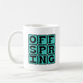 Mug Progéniture, bébé ou enfant (Gauche)