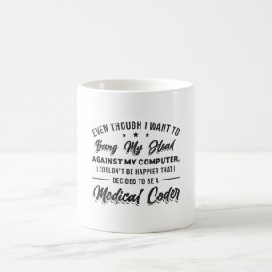Mug Programmateur de codage de code Médicale Bang My H