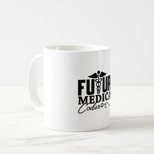 Mug Programmateur du futur assistant Codeur Médicale (Devant gauche)