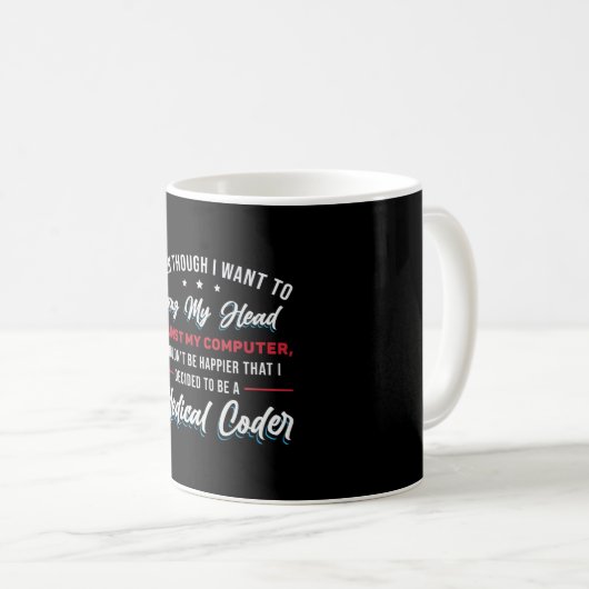 Mug Programmateur ICD Codage Codeur Médicale Bang My H (Devant droit)