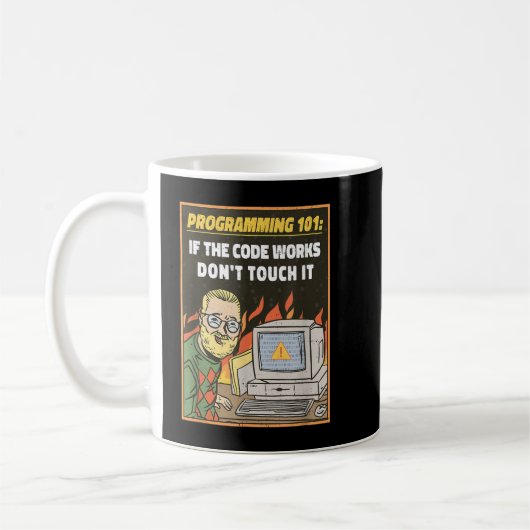 Mug Programmation 101 - Coder développeur programmeur  (Gauche)