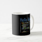 Mug Programmation Hello World Computer Engineering Cod (Devant droit)