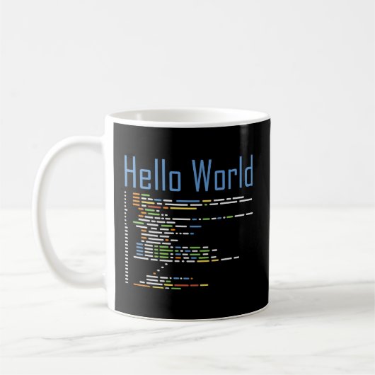 Mug Programmation Hello World Computer Engineering Cod (Gauche)
