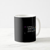 Mug Programmation Plaisanterie Si Coder Casque Program (Devant droit)