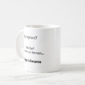 Mug "Programme ?" Cadeau d'étudiant (Devant gauche)