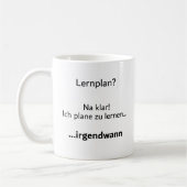 Mug "Programme ?" Cadeau d'étudiant (Gauche)