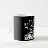 Mug Programme d'amour de professeur de musique de (Devant gauche)