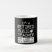 Mug Programme d'amour de professeur de musique de (Centre)