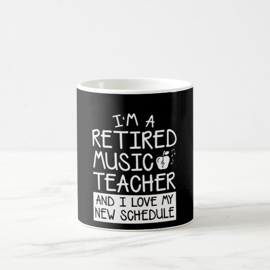 Mug Programme d'amour de professeur de musique de (Centre)