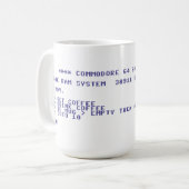 Mug Programme de base de café de boissons du commodore (Devant gauche)