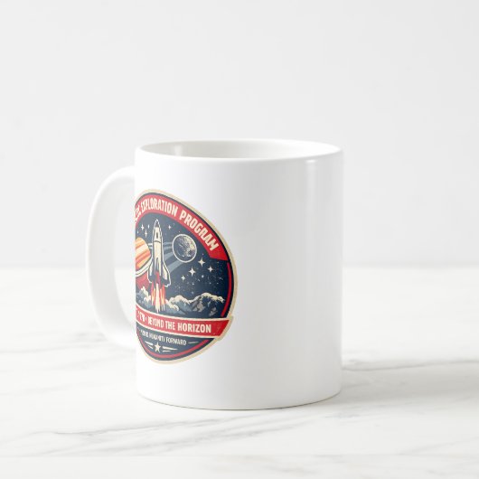 Mug Programme d'exploration galactique Mission spatial (Devant gauche)