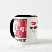 Mug Programme nommé fait sur commande d'immersion de (Devant gauche)