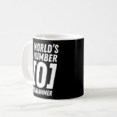 Mug Programmer Coding World's Number 0 Programmer (Devant gauche)