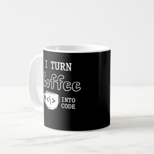 Mug Programmer Coffee Joke Software Coder (Devant gauche)