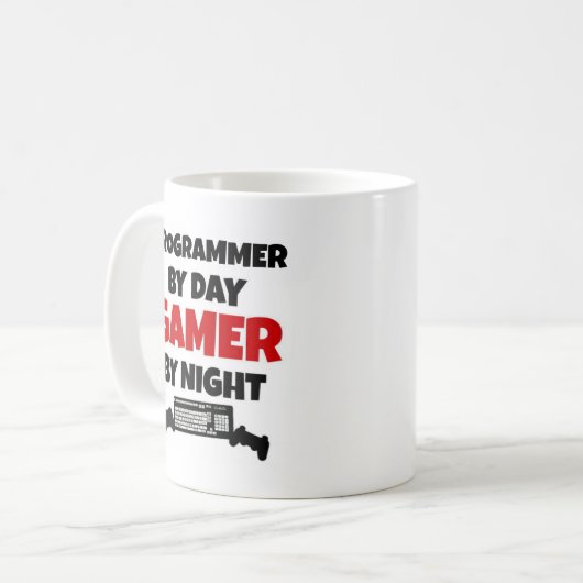 Mug Programmer Gamer (Devant gauche)
