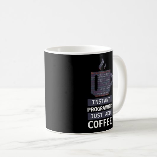Mug Programmer Programmer Programmer Programmer Instan (Devant droit)
