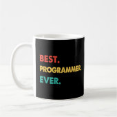 Mug Programmer Retro Meilleur Programmeur (Gauche)